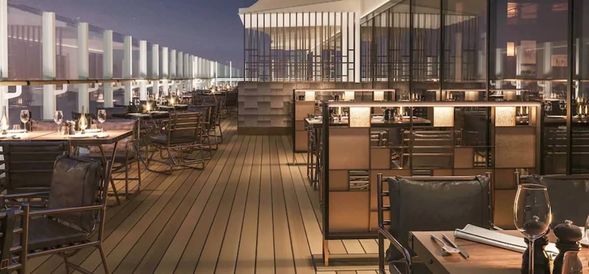 2- CHEF’S COURT <br> DIE RESTAURANTZONE MIT OFFENEM BLICK AUFS MEER
