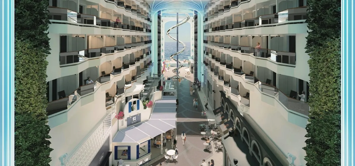 4- THE PROMENADE & LED DOME <br> IMMERSIVE ZENTRALALLEE