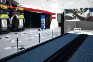 Deux pistes de bowling grandeur nature 