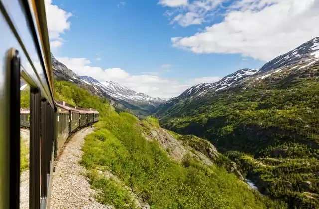 Aus der White-Pass-Bahn