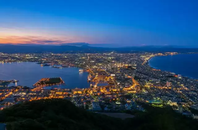 Vom Berg Hakodate