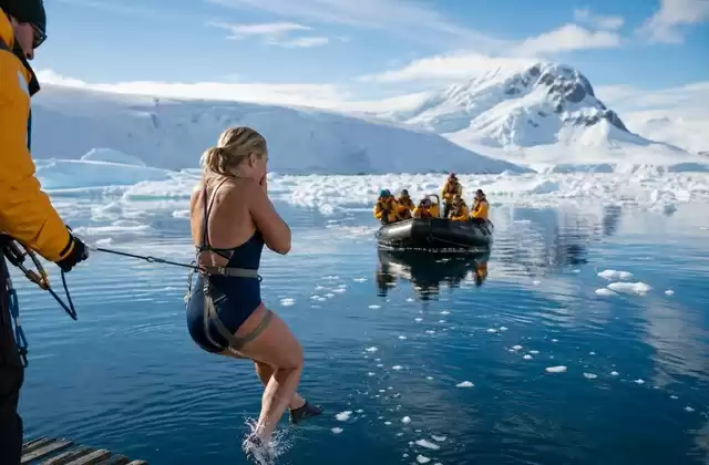 Polar Plunge unter strenger Aufsicht