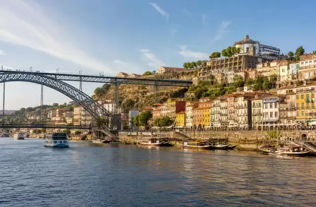 Die Ankunft auf dem Fluss in Porto