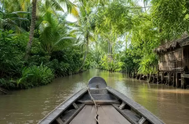 Fahrt durch das Mekongdelta