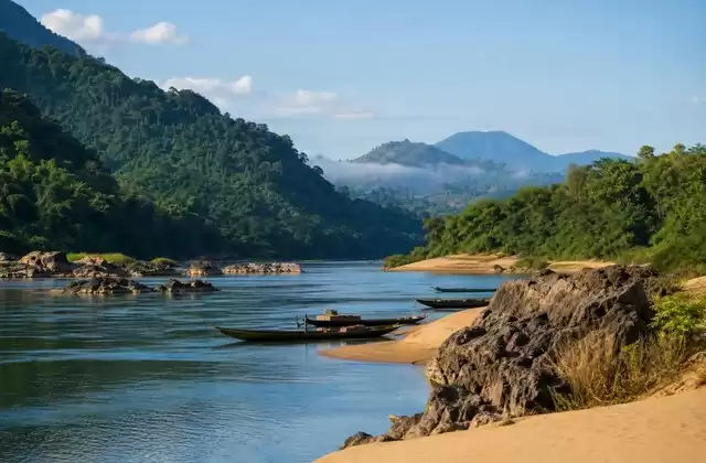 Die unberührten Landschaften am Oberen Mekong