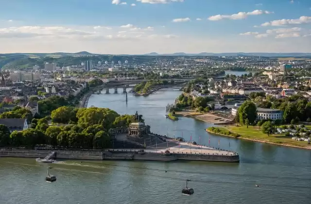 Das Deutsche Eck in Koblenz