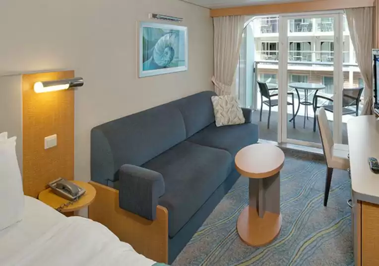 Kabine mit Blick auf den Central Park und Balkon